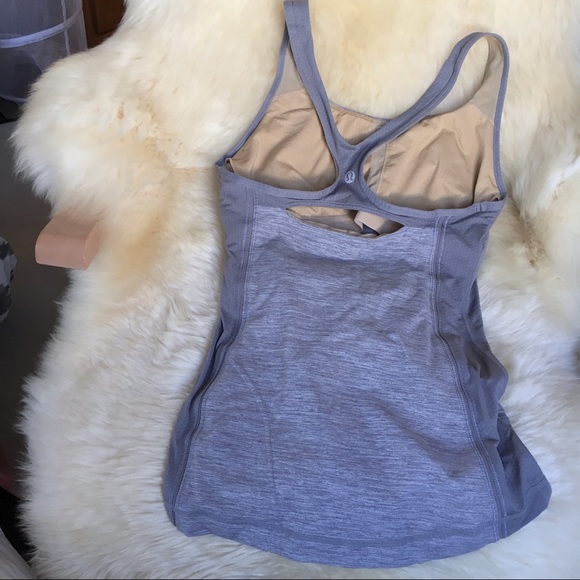 Lululemon Get Fit Gray Racerback Tank XS - Picture 3 of 4